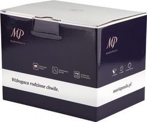 Porcelana MariaPaula mariapaula moderna kwadratowa biała zestaw do kawy 6/18 6