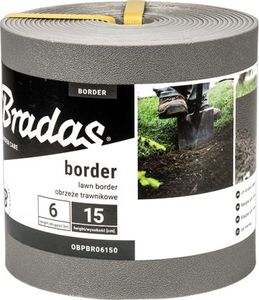 Bradas Obrzeże trawnikowe BORDER proste 6m/15cm szare Bradas 7576 1