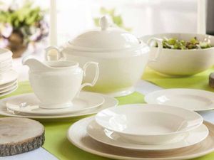 Porcelana MariaPaula MARIAPAULA ECRU KLASYKA ZESTAW OBIADOWY 6/24 (S) 1