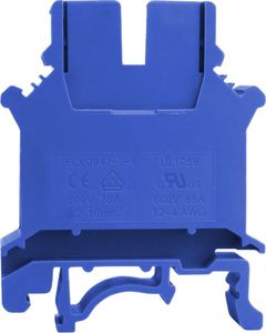 Degson Złączka szynowa przelotowa niebieska śrubowa 16mm2 1P VDE UL 5743 1