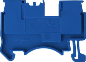 Degson Złączka szynowa przelotowa zaciskowa niebieska 1,5mm2 1P UL 5606 1