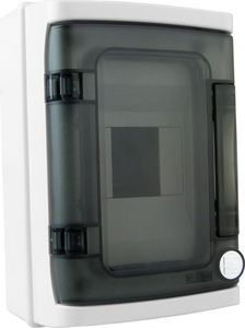 Marlanvil Rozdzielnica natynkowa HIGHT IP65 4 modułowa transparentne drzwi 940.04 M-L 4823 1