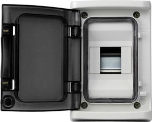 Marlanvil Rozdzielnica natynkowa HIGHT IP65 4 modułowa transparentne drzwi 940.04 M-L 4823 3