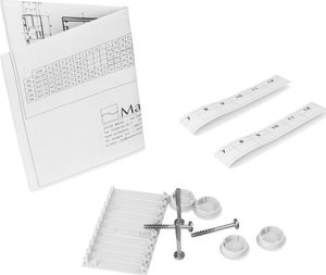 Marlanvil Rozdzielnica natynkowa HIGHT IP65 4 modułowa transparentne drzwi 940.04 M-L 4823 4