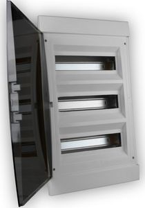 Marlanvil Rozdzielnica podtynkowa 36 modułowa IP40 szara 970.36 M-L 1114 2