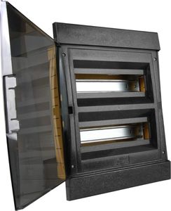 Marlanvil Rozdzielnica podtynkowa 24 modułowa IP40 czarna 970.24.N M-L 1107 2