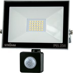 Naświetlacz IDEUS Naświetlacz LED z czujnikiem ruchu KROMA LED S 20W GREY 4500K IP65 IDEUS 6058 1