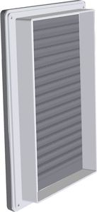 airRoxy Kratka wentylacyjna skośna z siatką 14x14 brąz AirRoxy 0921 4