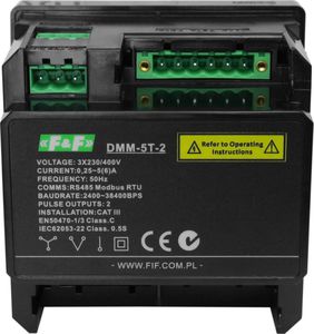 Doktorvolt Wielofunkcyjny wskaźnik parametrów sieci Jednofazowy i trójfazowy 3x230V / 400V AC DMM-5T-2 Doktorvolt 3028 2