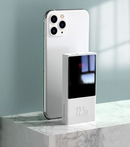 Powerbank Baseus Baseus Power Bank 10000 Mah Usb / Usb Typ C 22,5 W 5 A Quick Charge 3.0 Afc Fcp Biały (Ppmn-A02) 12