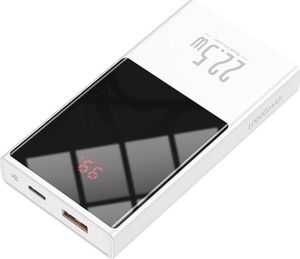 Powerbank Baseus Baseus Power Bank 10000 Mah Usb / Usb Typ C 22,5 W 5 A Quick Charge 3.0 Afc Fcp Biały (Ppmn-A02) 4