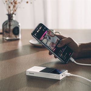 Powerbank Baseus Baseus Power Bank 10000 Mah Usb / Usb Typ C 22,5 W 5 A Quick Charge 3.0 Afc Fcp Biały (Ppmn-A02) 10