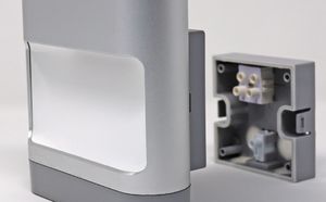 Kinkiet CX80 Zewnętrzna lampa naścienna z czujnikiem ruchu theLeda TH-N 1247 5