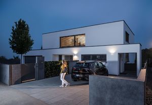 Kinkiet CX80 Zewnętrzna lampa naścienna z czujnikiem ruchu theLeda TH-N 1247 6