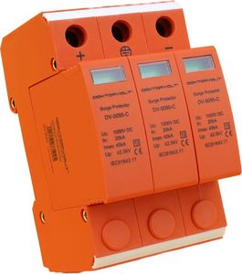 Doktorvolt Ogranicznik przepięć ochronnik 3P 1000V DC T2 Doktorvolt 5095 9