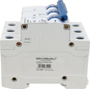 Doktorvolt Wyłącznik nadprądowy 3P C16A 6kA bezpiecznik Typ S Doktovolt 4999 3