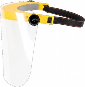 Osłona twarzy pleksi z gumką 2