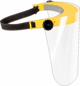 Osłona twarzy pleksi z gumką 3