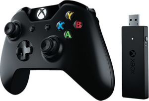 Pad Microsoft Kontroler dla konsoli Xbox One z adapterem bezprzewodowym dla systemu Windows 10 (NG6-00002) 1