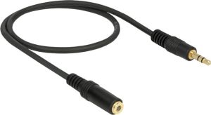 Kabel Delock Jack 3.5mm - Jack 3.5mm 0.5m czarny (83762) 2