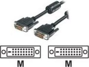 Kabel Equip DVI-D - DVI-D 3m czarny (118933) 2