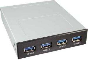 InLine Panel przedni 3.5'' 4x USB 3.0 (33394L) 1