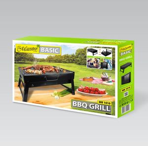 Maestro MR 1010 Grill walizkowy węglowy 29 cm x 43 cm 3