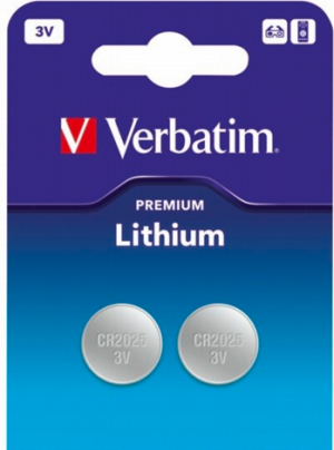 Verbatim Bateria Premium CR2025 2 szt. 1