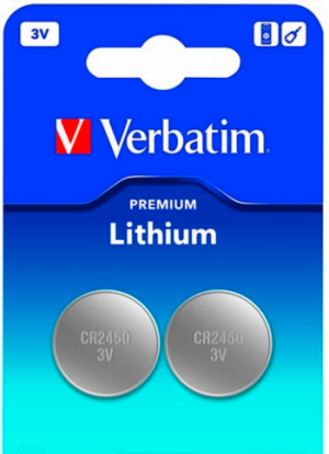 Verbatim Bateria Premium CR2450 2szt. 1