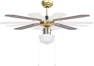 Wentylator vidaXL Sufitowy z lampą 51486 106 cm 7