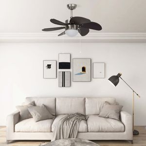 Wentylator vidaXL Sufitowy z lampą 51488 76 cm 2