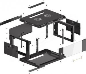 Szafa Lanberg Wisząca 19" 4U (WF01-6404-10B) 5