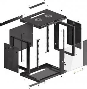 Szafa Lanberg Wisząca 19" 9U (WF01-6409-10B) 9