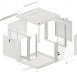 Szafa Lanberg Wisząca 19" 9U (WF01-6609-10S) 8