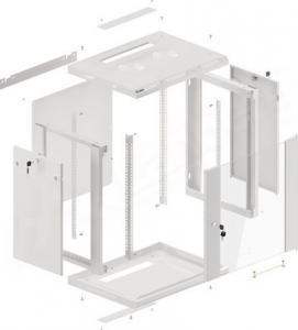 Szafa Lanberg Wisząca 19" 12U (WF01-6412-10S) 6