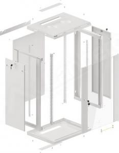 Szafa Lanberg Wisząca 19" 18U (WF01-6418-10S) 3