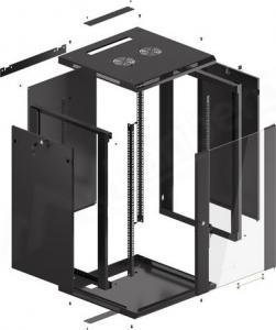 Szafa Lanberg Wisząca 19" 18U (WF01-6618-10B) 10