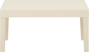 vidaXL Zestaw wypoczynkowy do ogrodu poduszki plastik biały 2-cz. 3