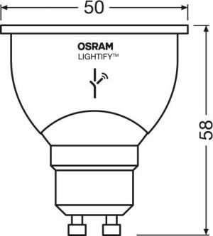 Osram LIGHTIFY SPOT PAR16 RGBW (4052899947252) 2