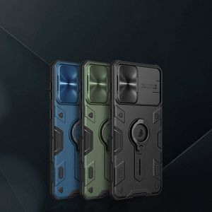 Nillkin Etui Nillkin CamShield Armor do Samsung Galaxy S21+ (Zielone) uniwersalny 2