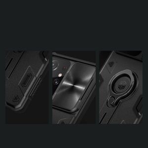 Nillkin Etui Nillkin CamShield Armor do Samsung Galaxy S21 Ultra (Czarne) uniwersalny 4