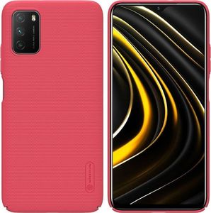 Nillkin Etui Nillkin Frosted do Xiaomi Poco M3 (Czerwone) uniwersalny 1
