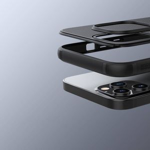 Nillkin Etui magnetyczne Nillkin Frosted Pro Magnetic do Apple iPhone 12 Pro Max (Czarne) uniwersalny 8