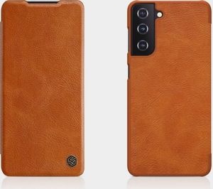 Nillkin Etui Nillkin QIN do Samsung Galaxy S21+ (Brązowe) uniwersalny 12