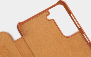 Nillkin Etui Nillkin QIN do Samsung Galaxy S21+ (Brązowe) uniwersalny 6