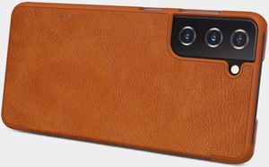Nillkin Etui Nillkin QIN do Samsung Galaxy S21+ (Brązowe) uniwersalny 7