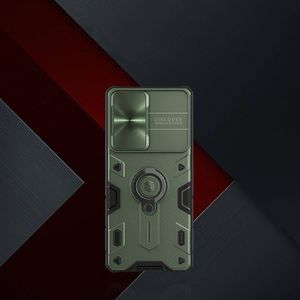 Nillkin Etui Nillkin CamShield Armor do Samsung Galaxy S21 Ultra (Zielone) uniwersalny 6