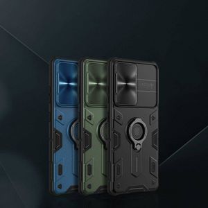 Nillkin Etui Nillkin CamShield Armor do Samsung Galaxy S21 Ultra (Zielone) uniwersalny 10