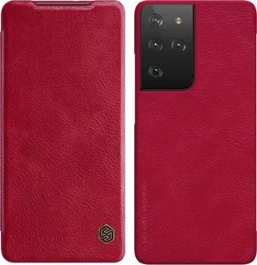 Nillkin Etui Nillkin QIN do Samsung Galaxy S21 Ultra (Czerwone) uniwersalny 12