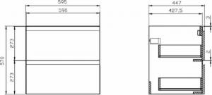 Cersanit Moduo 59.5 cm biały (S801-314-ECO) 2